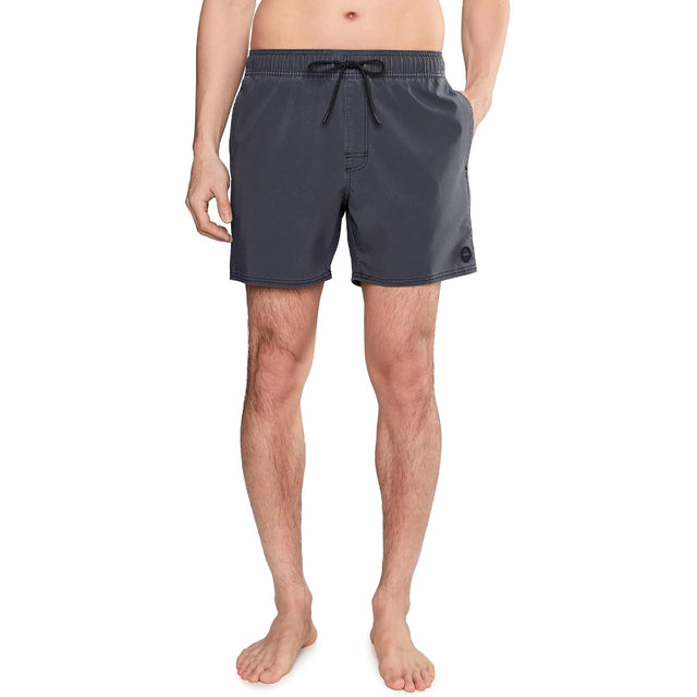 RVCA RVCA Men's VA Pigment Elastic Swim Short 16" - RVCA Black RVCA Black S Mens Elastic Casual Trunks