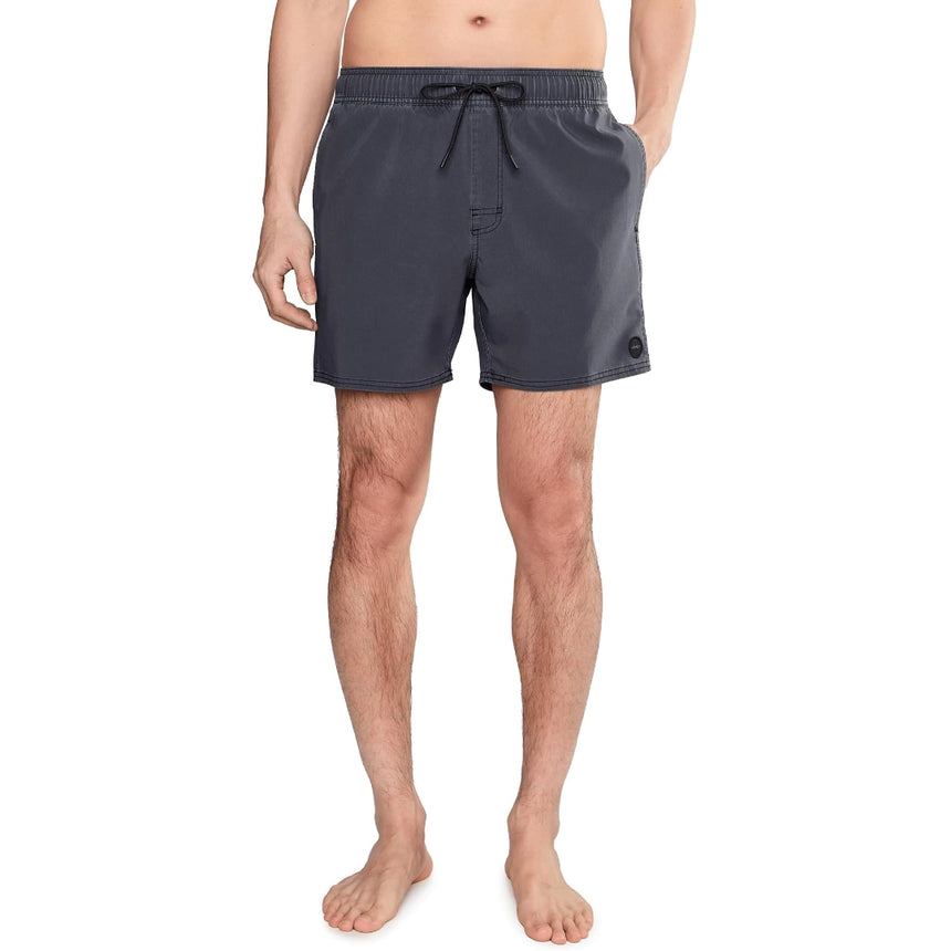 RVCA RVCA Men's VA Pigment Elastic Swim Short 16" - RVCA Black RVCA Black S Mens Elastic Casual Trunks