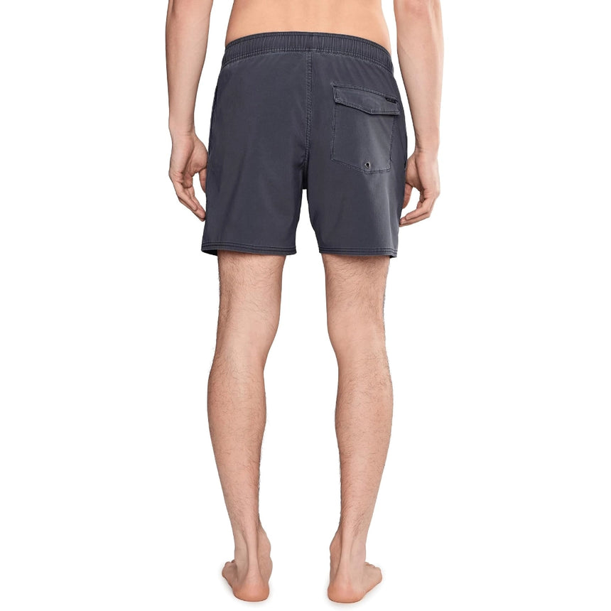 RVCA RVCA Men's VA Pigment Elastic Swim Short 16" - RVCA Black RVCA Black S Mens Elastic Casual Trunks