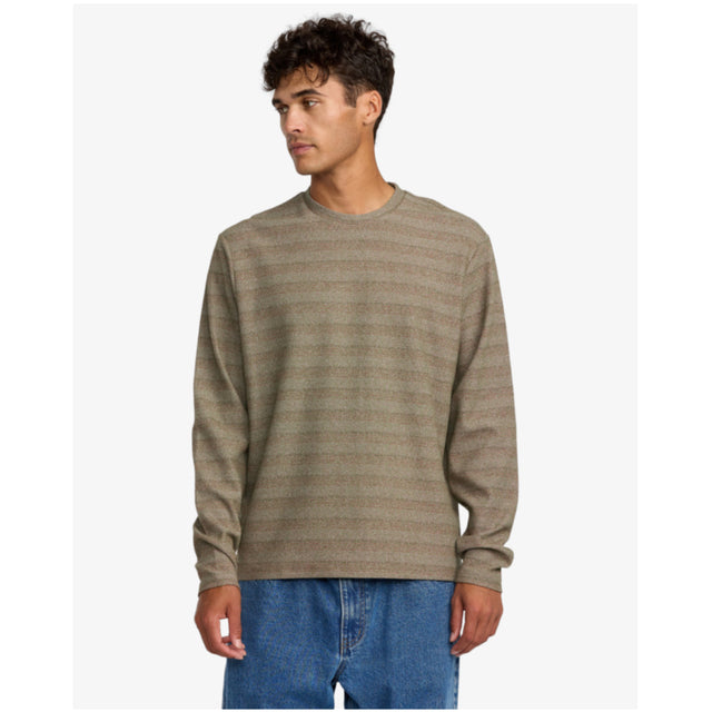 RVCA RVCA Men's Vacancy Long Sleeve Mushroom M Mens Long Sleeve T-Shirts