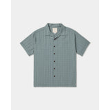 RVCA RVCA Men's Vacancy Short Sleeve Shirt - Lead Lead S Mens Button Up Short Sleeve Shirts