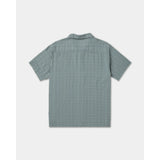 RVCA RVCA Men's Vacancy Short Sleeve Shirt - Lead Lead S Mens Button Up Short Sleeve Shirts