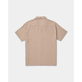 RVCA RVCA Men's Vacancy Short Sleeve Shirt - Pale Mauve Pale Mauve S Mens Button Up Short Sleeve Shirts