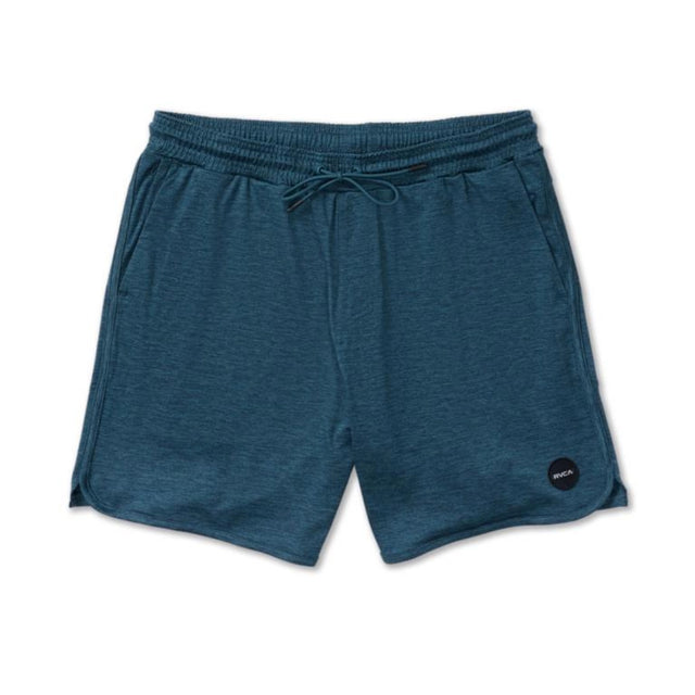RVCA RVCA Men's Yogger Recover 17" Athletic Short - Duck Blue Duck Blue S Mens Elastic Swim Trunks