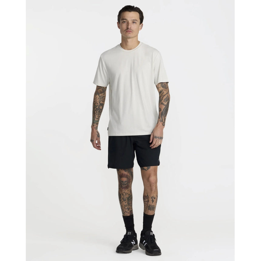 RVCA RVCA Men's Yogger Stretch 17" Short - Black Black S Mens Elastic Swim Trunks