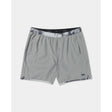 RVCA RVCA Men's Yogger Stretch Contrast 17" Short - Heather Grey Heather Grey S Mens Elastic Swim Trunks
