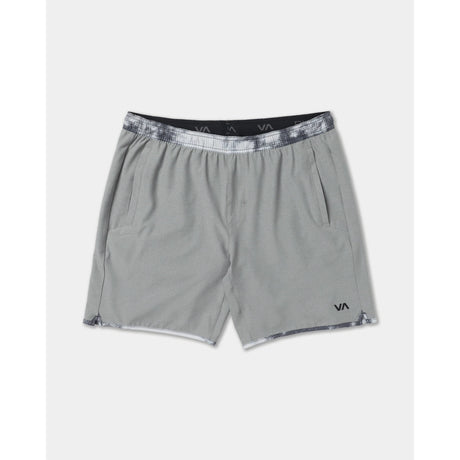 RVCA RVCA Men's Yogger Stretch Contrast 17" Short - Heather Grey Heather Grey S Mens Elastic Swim Trunks