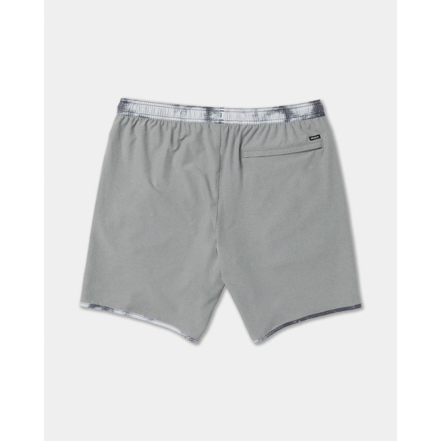 RVCA RVCA Men's Yogger Stretch Contrast 17" Short - Heather Grey Heather Grey S Mens Elastic Swim Trunks