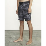 RVCA RVCA VA Print 19" Trunk Black Multi 28 Mens Board Shorts