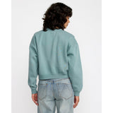RVCA RVCA Women's Forever Fleece Vintage White S Womens Pull Over Hoodies