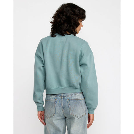 RVCA RVCA Women's Forever Fleece Vintage White S Womens Pull Over Hoodies