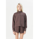 RVCA RVCA Women's Glory Waffle Pullover Bear Brown XS Womens Pull Over Hoodies