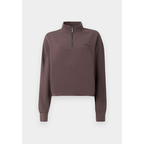 RVCA RVCA Women's Glory Waffle Pullover Bear Brown XS Womens Pull Over Hoodies