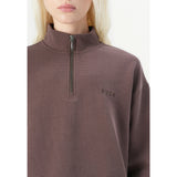 RVCA RVCA Women's Glory Waffle Pullover Bear Brown XS Womens Pull Over Hoodies