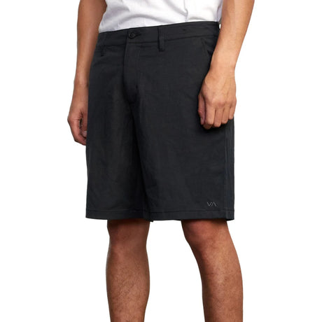RVCA RVCA Men's Back In Hybrid 19" Shorts Black 30 Mens Hybrid Land and Sea Shorts