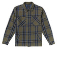 RVCA RVCA Men's Flight Risk Shirt Jacket - Hunter Green Hunter Green S Mens Street Jackets