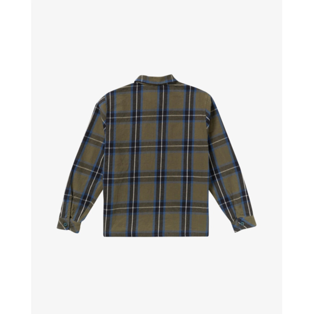 RVCA RVCA Men's Flight Risk Shirt Jacket - Hunter Green Hunter Green S Mens Street Jackets