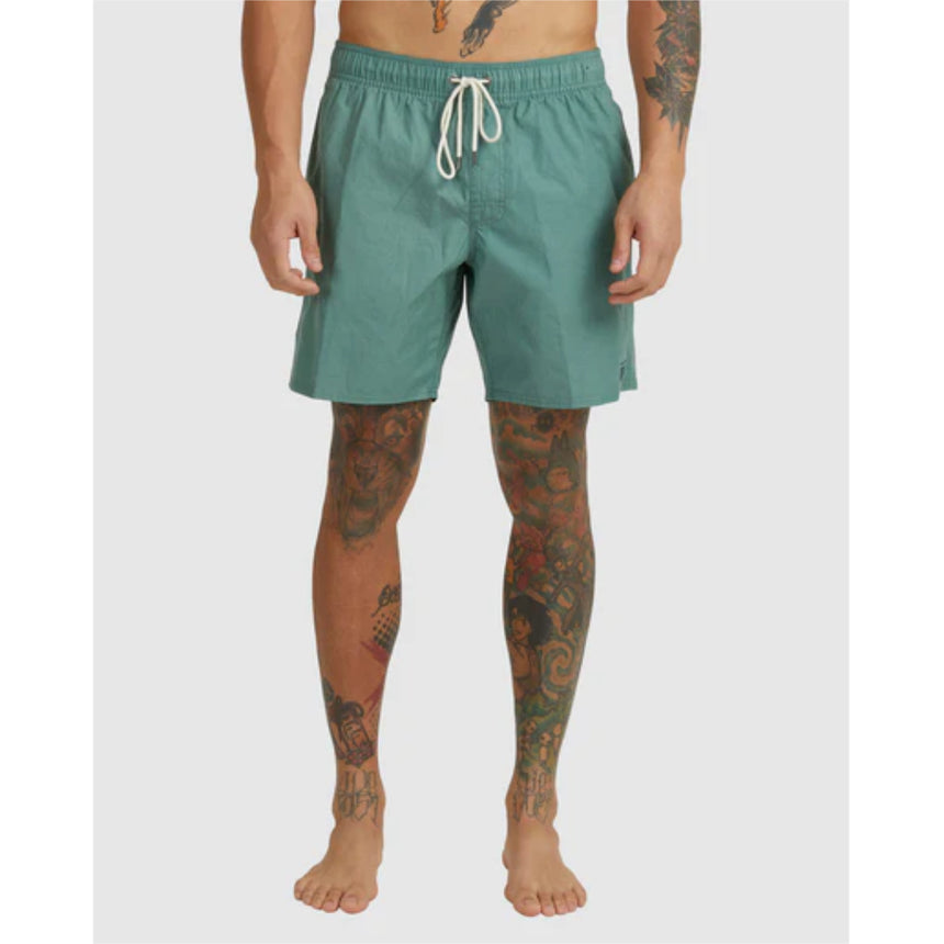 RVCA RVCA Men's Opposites Elastic 2 Shorts Dirty Mint S Mens Elastic Swim Trunks