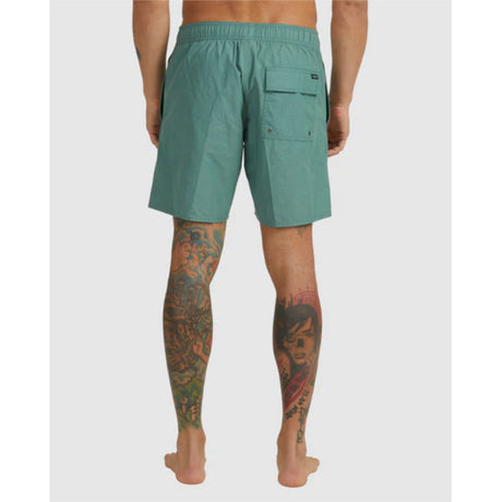RVCA RVCA Men's Opposites Elastic 2 Shorts Dirty Mint S Mens Elastic Swim Trunks