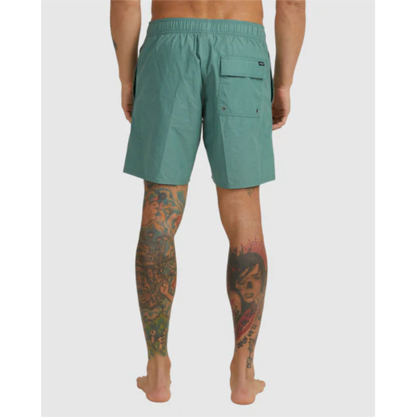 RVCA RVCA Men's Opposites Elastic 2 Shorts Dirty Mint S Mens Elastic Swim Trunks