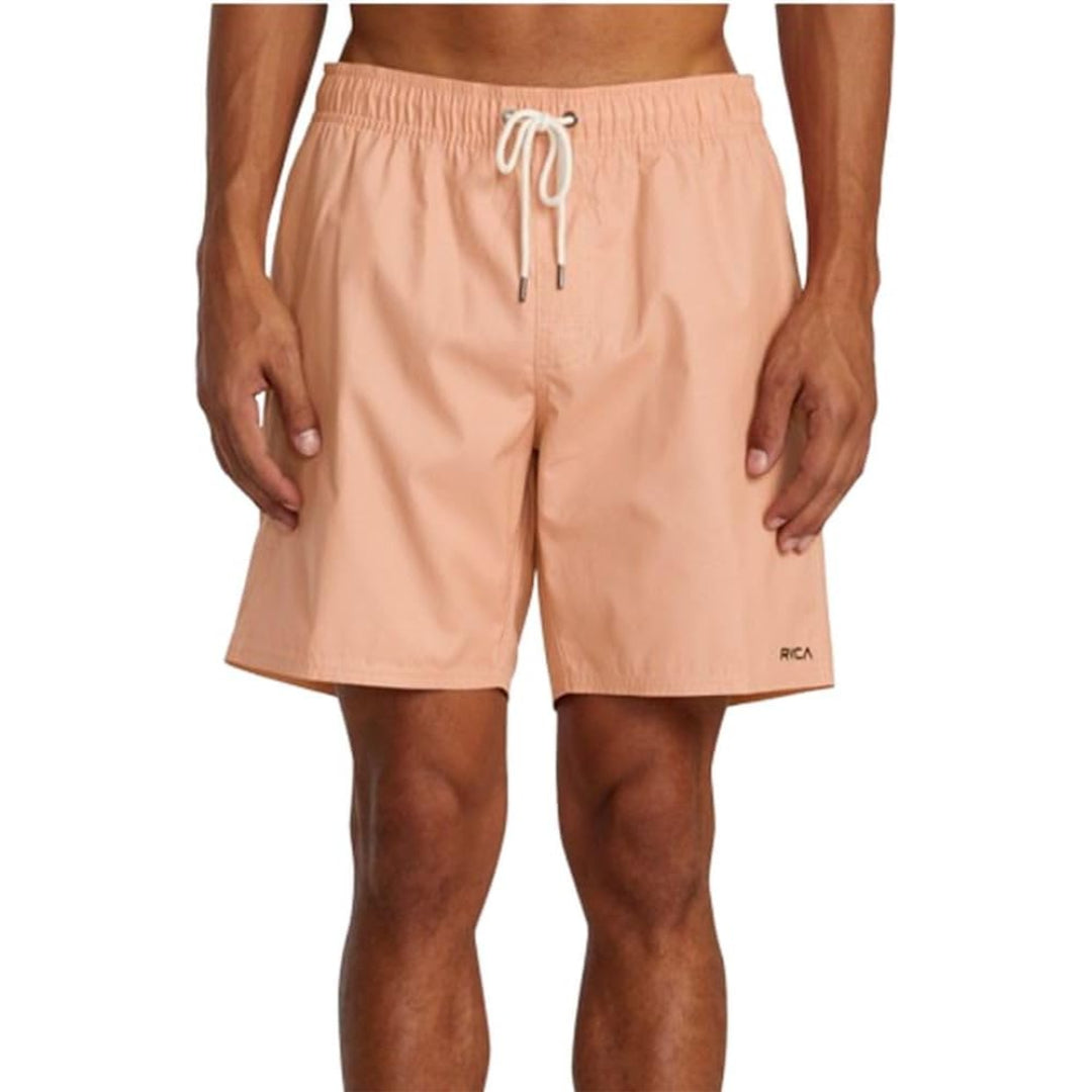 RVCA RVCA Men's Opposites Elastic Shorts Fog S Mens Elastic Swim Trunks