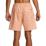 RVCA RVCA Men's Opposites Elastic Shorts Fog S Mens Elastic Swim Trunks