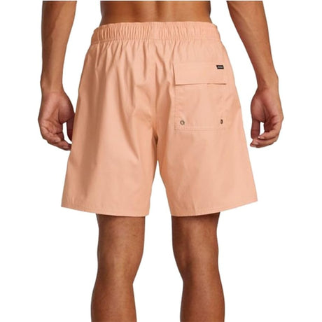 RVCA RVCA Men's Opposites Elastic Shorts Fog S Mens Elastic Swim Trunks