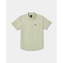 RVCA RVCA Men's That'll Do Dobby Short Sleeve Shirt - Laurel Green Laurel Green S Mens Button Up Short Sleeve Shirts
