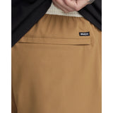 RVCA RVCA Men's Yogger Stretch Contrast 17" Short - Camel Camel S Mens Elastic Swim Trunks