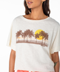 Roxy Roxy Women's Palm Stripe Dstf Tee Egret XS Womens T-Shirts