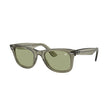 Ray Ban Ray Ban Men's Wayfarer Sunglasses - Transparent Green Mens Sunglasses Lifestyle