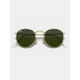 Ray Ban Ray Ban Round Metal - Matte Arista G-15 Green Mens Sunglasses Lifestyle