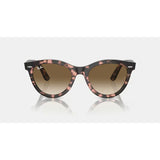 Ray Ban Ray Ban Wayfarer Way Sunglasses - Pink Havana Mens Sunglasses Lifestyle