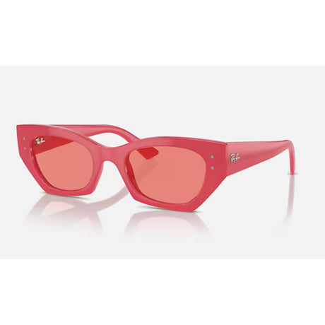 Ray Ban Ray Ban Zena Sunglasses - Red Cherry/ Pink Womens Sunglasses Lifestyle