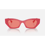 Ray Ban Ray Ban Zena Sunglasses - Red Cherry/ Pink Womens Sunglasses Lifestyle