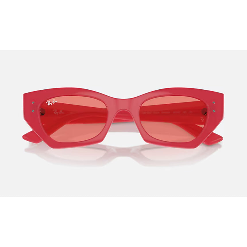 Ray Ban Ray Ban Zena Sunglasses - Red Cherry/ Pink Womens Sunglasses Lifestyle
