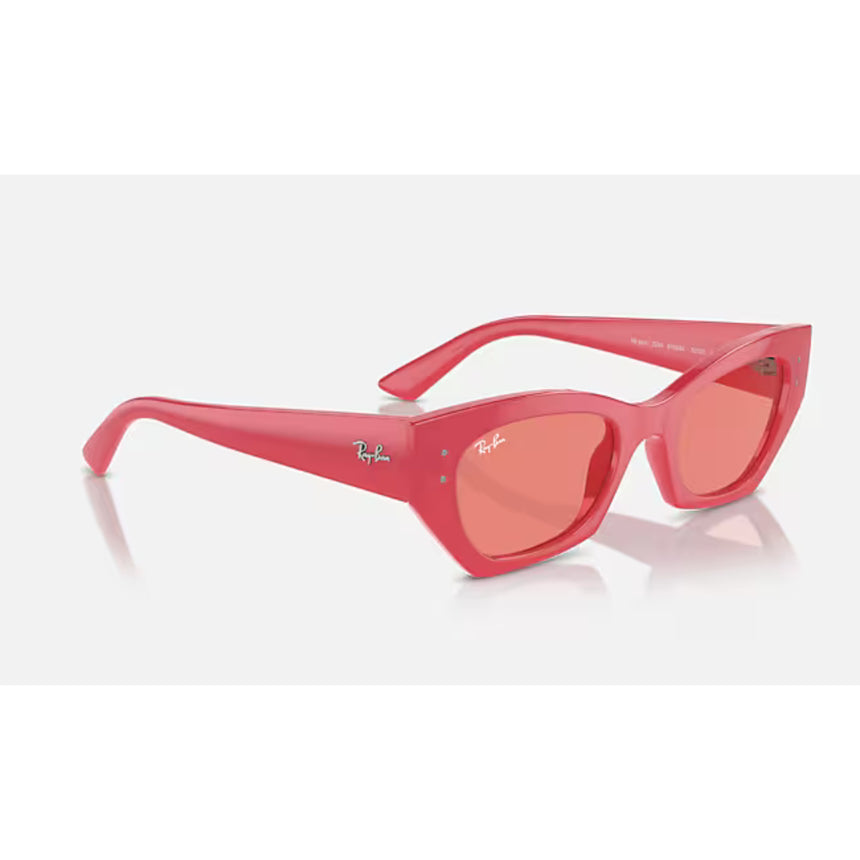 Ray Ban Ray Ban Zena Sunglasses - Red Cherry/ Pink Womens Sunglasses Lifestyle