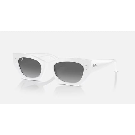 Ray Ban Ray Ban Zena Sunglasses - Snow, Grey Gradient Womens Sunglasses Lifestyle