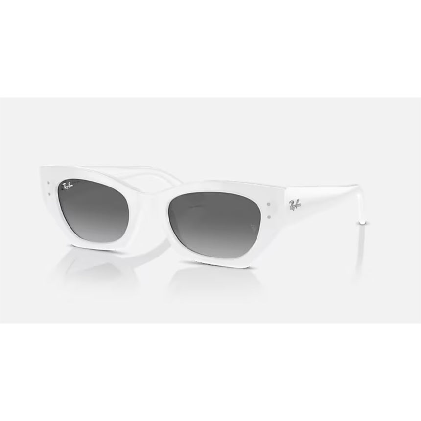 Ray Ban Ray Ban Zena Sunglasses - Snow, Grey Gradient Womens Sunglasses Lifestyle