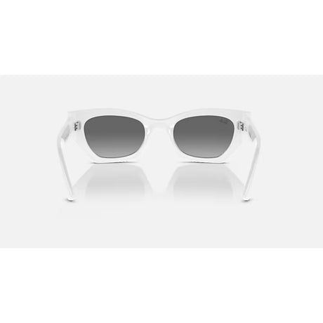Ray Ban Ray Ban Zena Sunglasses - Snow, Grey Gradient Womens Sunglasses Lifestyle