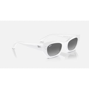 Ray Ban Ray Ban Zena Sunglasses - Snow, Grey Gradient Womens Sunglasses Lifestyle