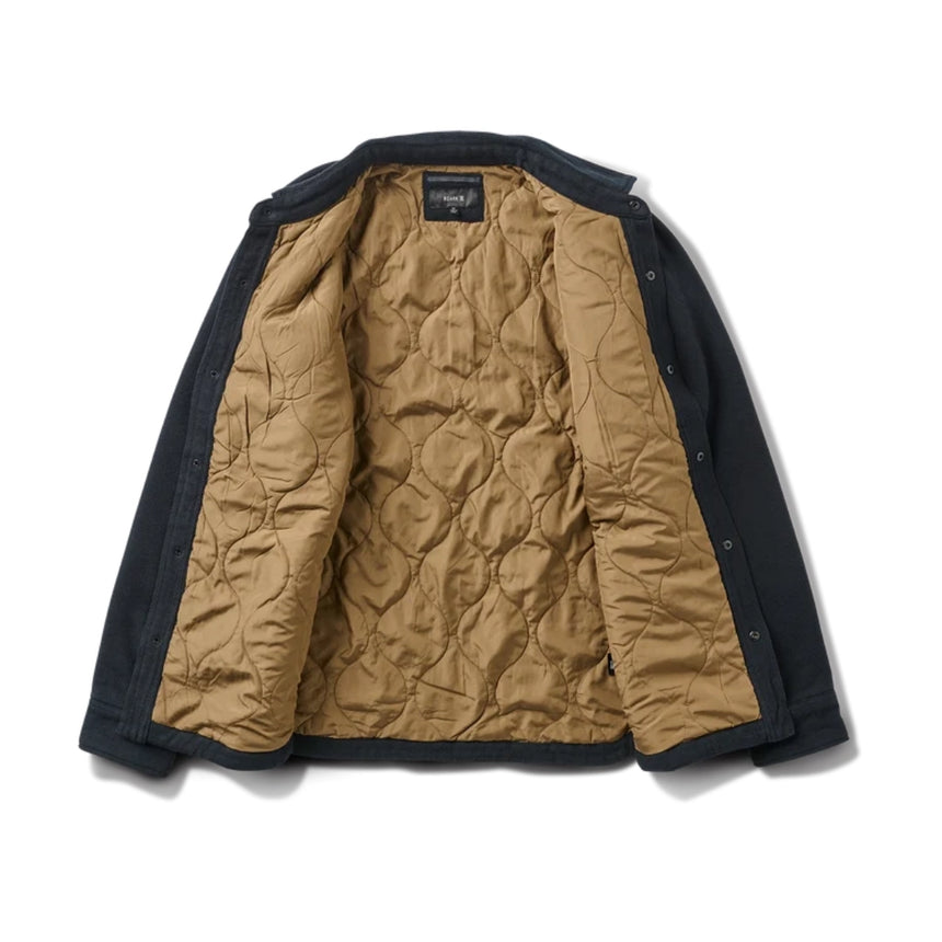 Roark Roark Men's Backwoods Overshirt - Black Black M Mens Street Jackets