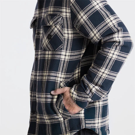 Roark Roark Men's Backwoods Overshirt - Navy Navy M Mens Street Jackets