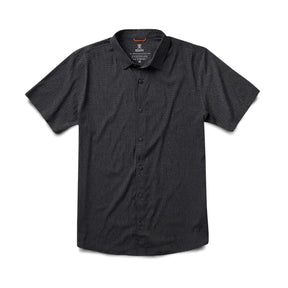 Roark Roark Men's Bless Up Short Sleeve Shirt - Black 2 Black 2 S Mens Button Up Short Sleeve Shirts