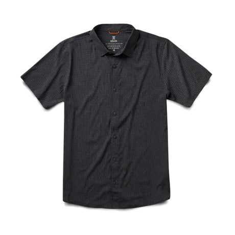 Roark Roark Men's Bless Up Short Sleeve Shirt - Black 2 Black 2 S Mens Button Up Short Sleeve Shirts
