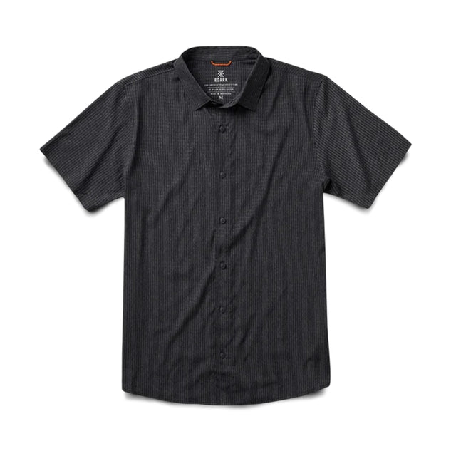 Roark Roark Men's Bless Up Short Sleeve Shirt - Black 2 Black 2 S Mens Button Up Short Sleeve Shirts