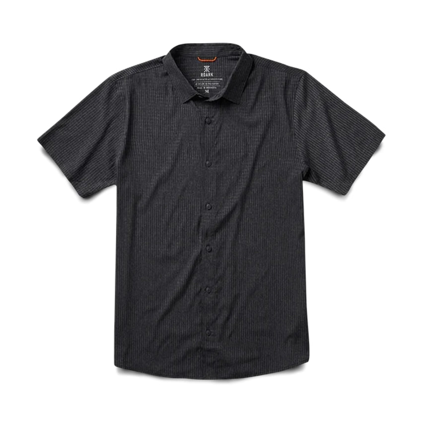 Roark Roark Men's Bless Up Short Sleeve Shirt - Black 2 Black 2 S Mens Button Up Short Sleeve Shirts