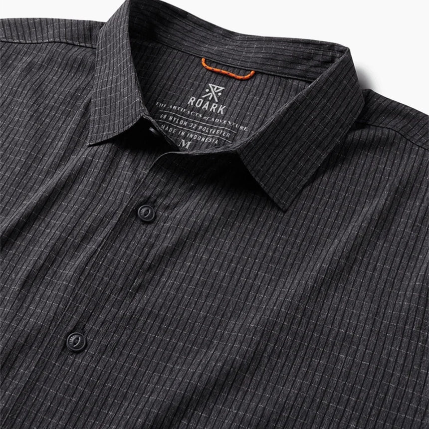 Roark Roark Men's Bless Up Short Sleeve Shirt - Black 2 Black 2 S Mens Button Up Short Sleeve Shirts