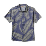 Roark Roark Men's Bless Up Short Sleeve Shirt - Fire Fern Slate Fire Fern Slate S Mens Button Up Short Sleeve Shirts