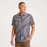 Roark Roark Men's Bless Up Short Sleeve Shirt - Fire Fern Slate Fire Fern Slate S Mens Button Up Short Sleeve Shirts